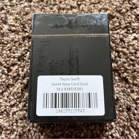 NEW Taylor Swift Speak Now Playing Cards - Picture 2 of 3